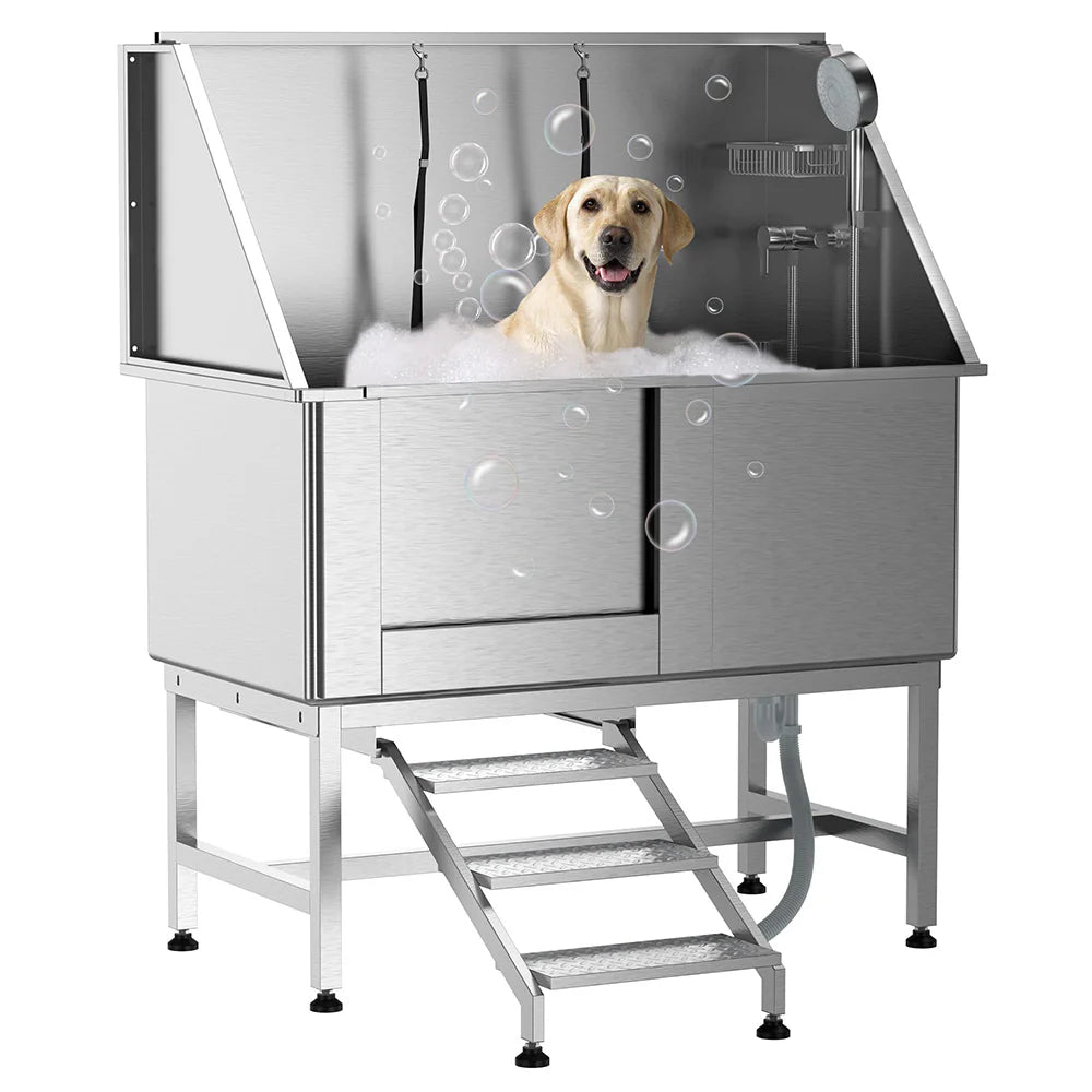 ProBath 50-Inch Stainless Steel Dog Grooming Tub