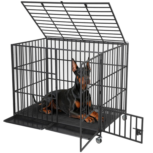 IronPaw 54-Inch Heavy Duty Escape-Proof Dog Kennel