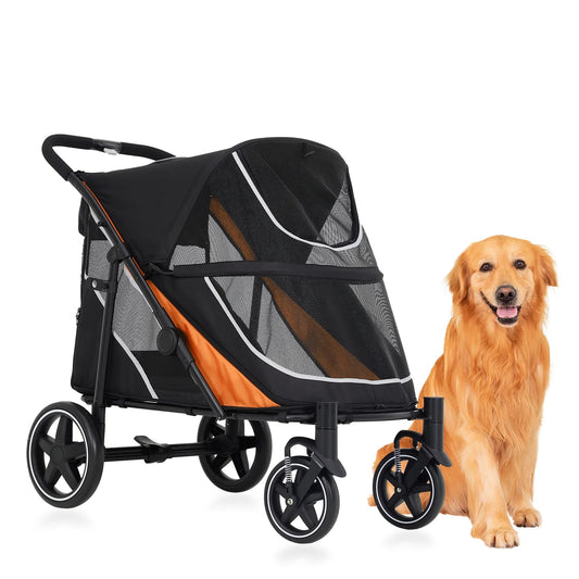 RidePaws 4-Wheel Large Dog Stroller